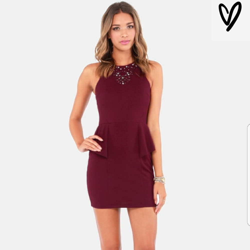 peplum dress